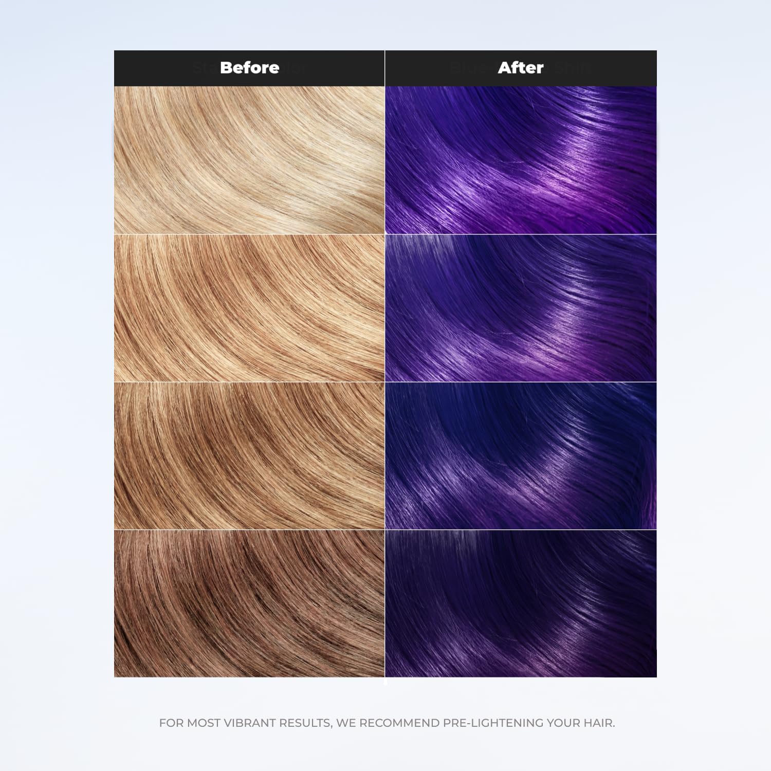 Amazon.com : XMONDO Color Blue + Purple Shade Shift Depositing